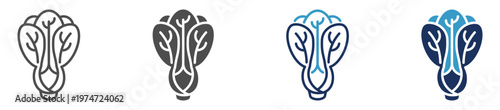 bok choy multi purpose icon set