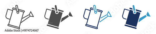 watering can multi purpose icon set