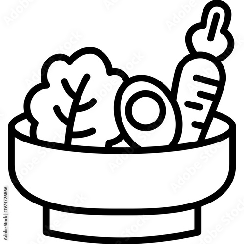 Healthy Meals line icon