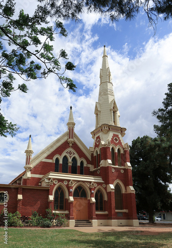 Historic St Andrews Uniting Church (built June 1915) in Mildura, Victoria, Australia. 