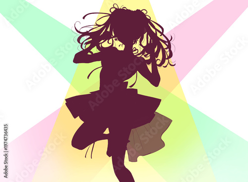 歌って踊るアイドル　ライト