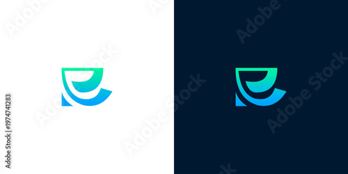 Abstract Letter B Logo Design Template, Modern Geometric Icon for Branding and Business Identity