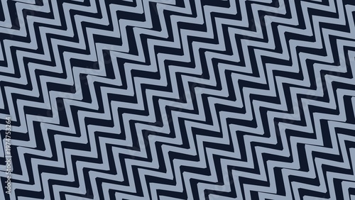Dark Blue White Zigzag Pattern Texture