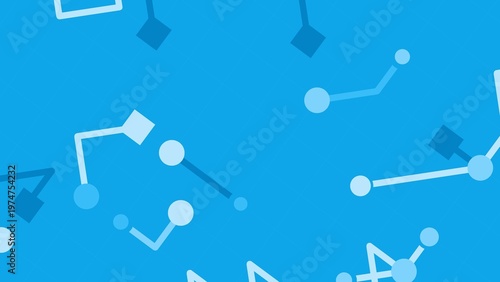 Abstract Blue Network Pattern Background