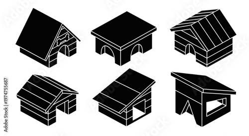 Detailed architectural roof designs illustrated.