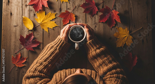 Autumn Cozy Coffee Time