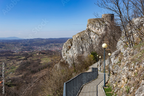 Wallpaper Mural Srebrenik Fortress in Bosnia and Herzegovina. Ancient 14th-century castle. Torontodigital.ca