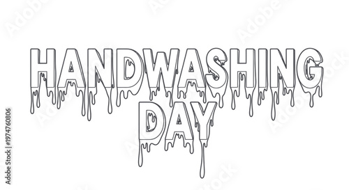 Handwashing Day, soap, hygiene, awareness, illustration, vector graphic