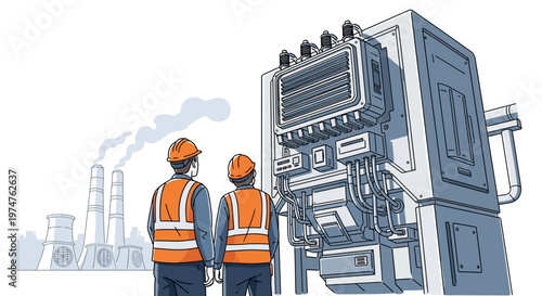 hand pointing to electrical panel circuit breaker illustration