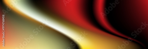 Abstract futuristic neon background with blurred bright red and white gradient. Vibrant fluid wallpaper. Template of empty modern digital backdrop cover, web banner with smooth lines