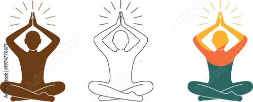 Set of ozone generator and air purification icons featuring O3 chemical symbol and lightning bolt energy in flat and line styles.