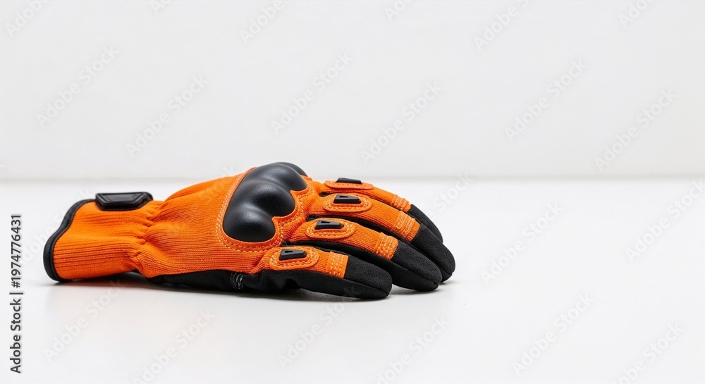 Naklejka premium High-Visibility Tactical Safety Glove