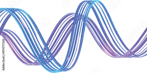 Title abstract vector art vibrant blue and purple swirls modern digital vector illustration description a colorful abstract image featuring swirling lines in shades of