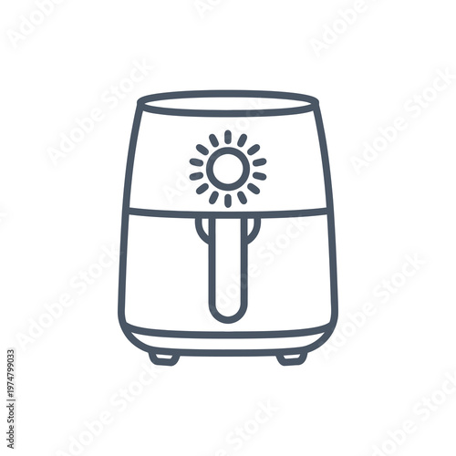 Modern Kitchen Countertop Air Fryer Healthy Cooking Appliance