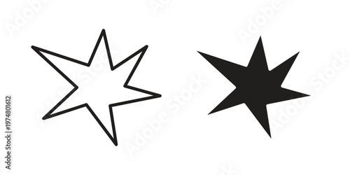 Explosion icon for graphic and web design. EPS10