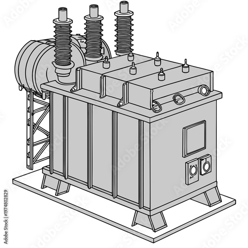 Transformer electrical substation equipment industrial