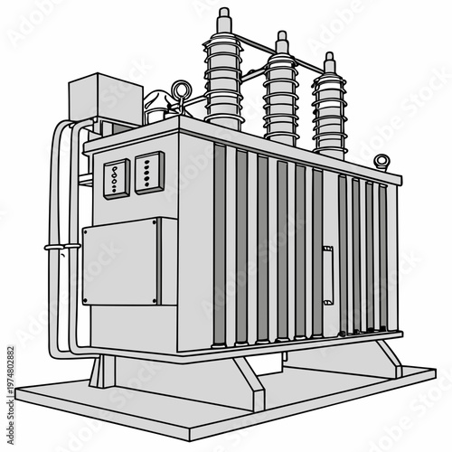 Electrical transformer station equipment power