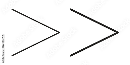 Is greater than icon for graphic and web design. EPS10