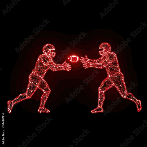 Two boxers fighting with glowing fists.