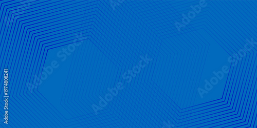 Abstract Hexagon Blue Tech Finance Fintech Background design line  digital  square  system abstract good art