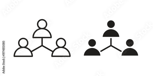 people community icon for graphic and web design. EPS10