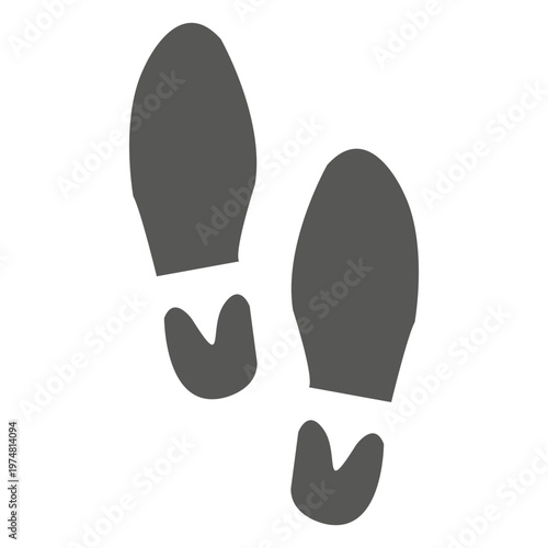 Office shoeprint icon