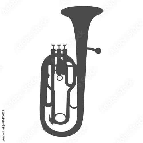 Saxhorn silhouette