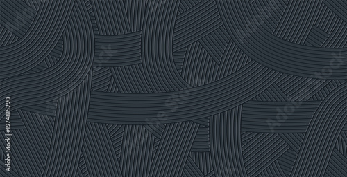 Curved line wallpaper with seamless light and shadow effect.