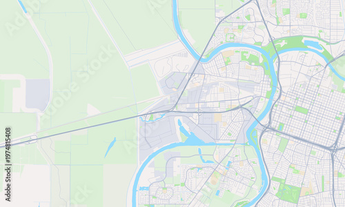 West Sacramento California map
