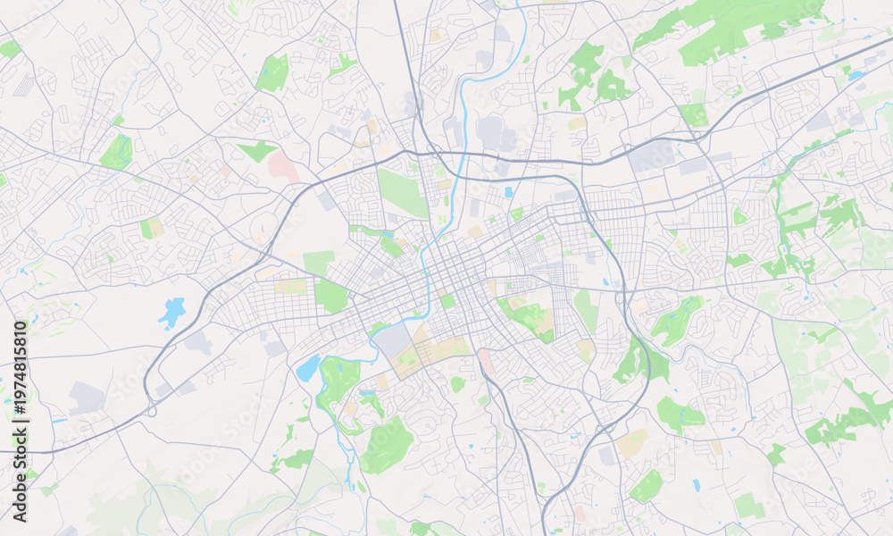 Obraz premium York Pennsylvania map