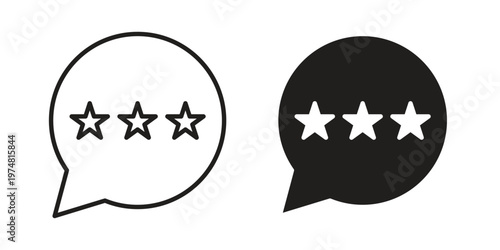 Rating icon for graphic and web design. EPS10