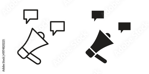 Social campaign icon for graphic and web design. EPS10