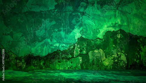 green cave in the cave
