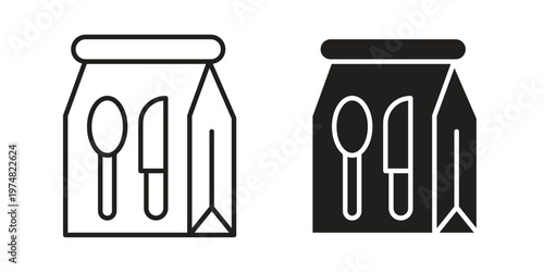 Take away icon for graphic and web design. EPS10