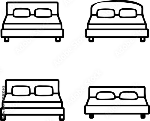 bed icon furniture