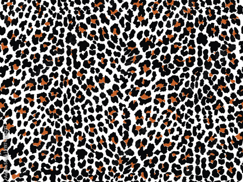 Leopard Print Texture: A mesmerizing pattern showcasing the iconic spotted design, creating a sense of exotic allure and wild beauty.