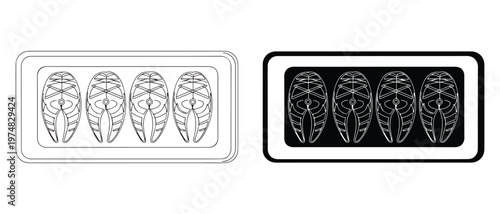 Set of four identical human kidneys with detailed internal anatomy illustration isolated on transparent background