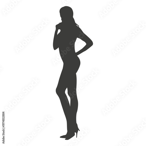 Photography Woman provoking silhouette