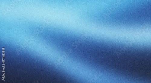 Abstract light blue gradient background with blurred grain noise texture and soft flowing wave.