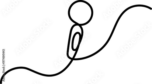 마이크 라인 일러스트