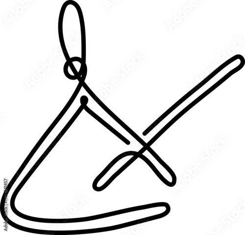 트라이앵글 라인 일러스트