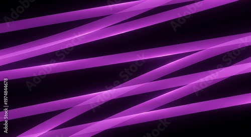 Illuminated Purple Lines - A Modern Abstract Design.