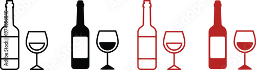 Stylized illustration of various pipe designs a collection of smoking pipe silhouettes