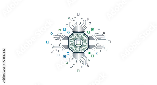 Microchip Electronic Circuit Board Design.