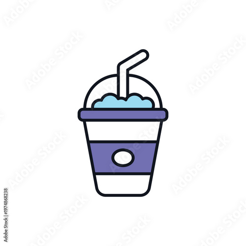 Frappe Cup vector icon