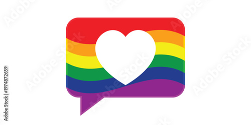 Vibrant Pride Month Rainbow Wave Background Vector Design