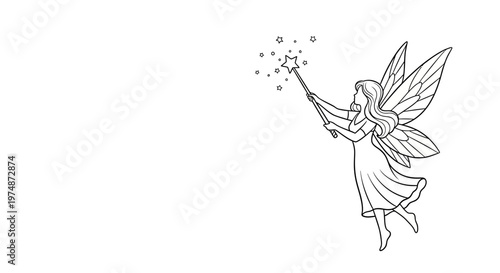 Woman Angel With Wings.