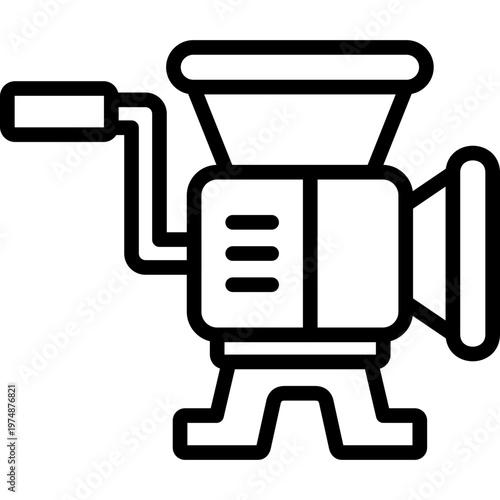 mincer line icon