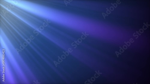 Cinematic Midnight Blue Volumetric God Rays 4K Seamless Loop