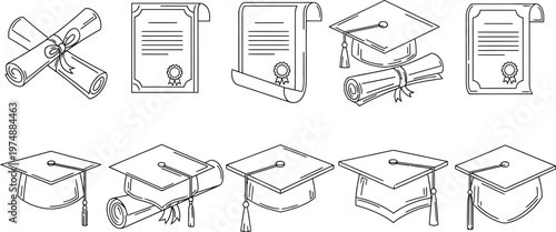 Exploded view and isometric projections of a mechanical device